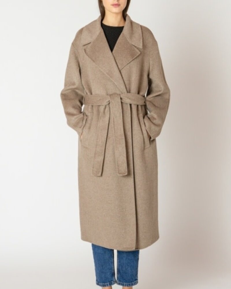 Raven Belted Coat