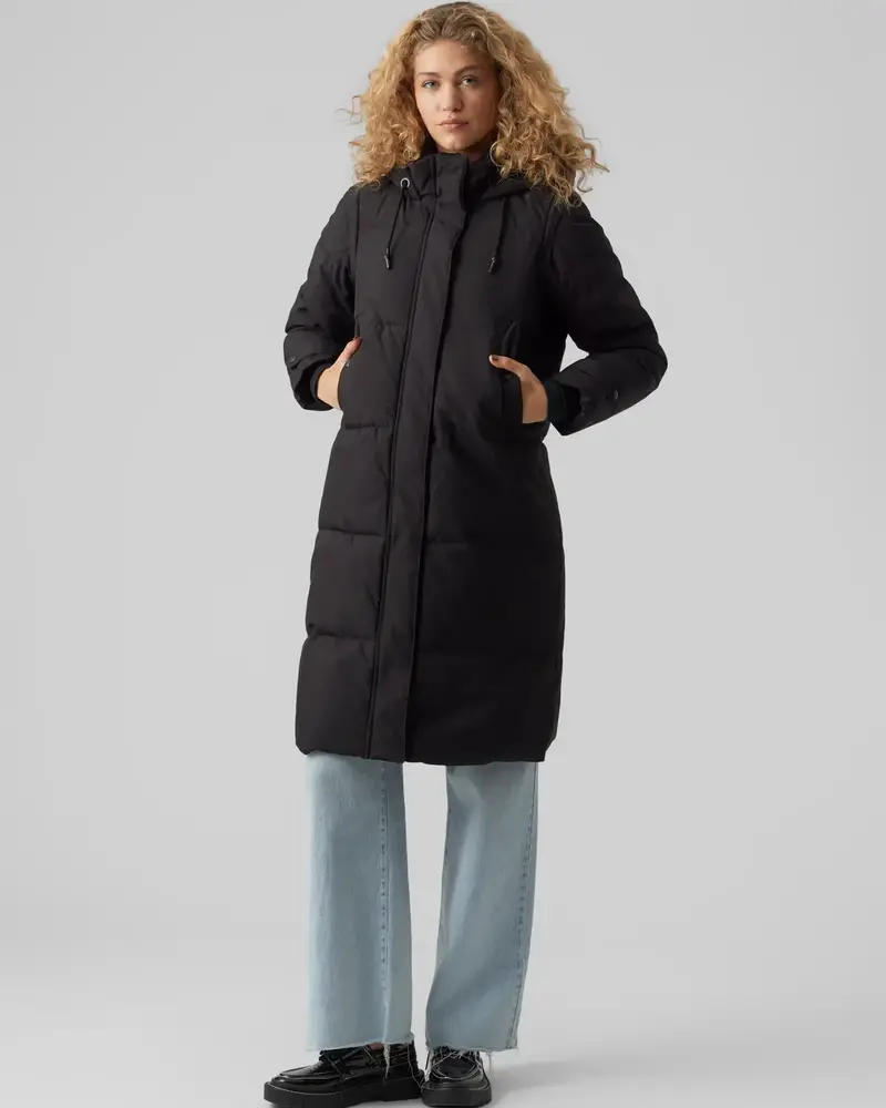Vero Moda Margaret Long Coat | Black