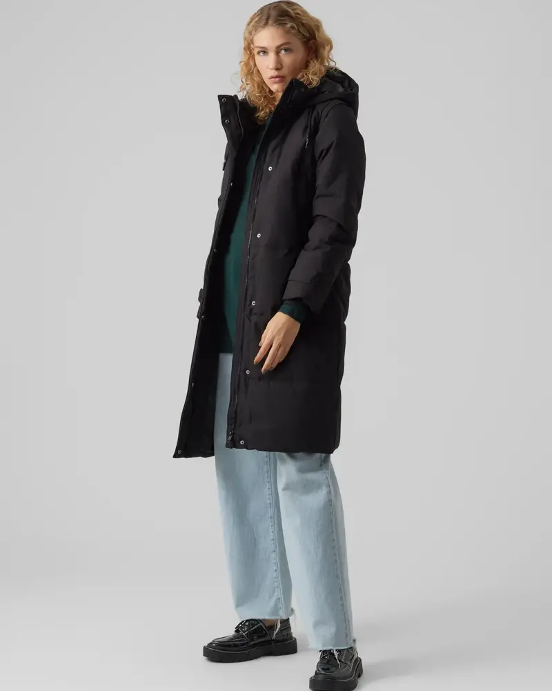 Vero Moda Margaret Long Coat | Black