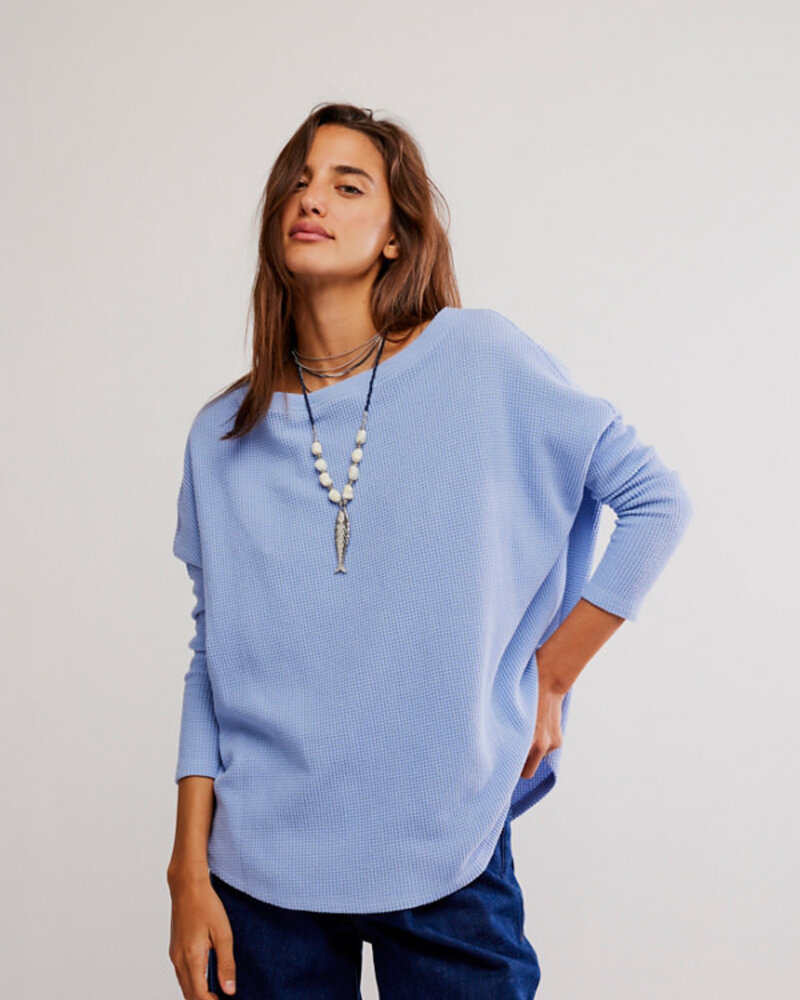 Free People Latte Blues Solid Thermal | Dawn