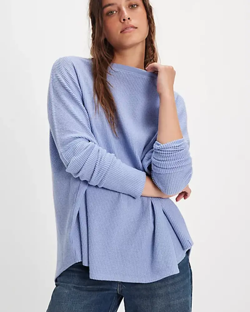 Free People Latte Blues Solid Thermal | Dawn