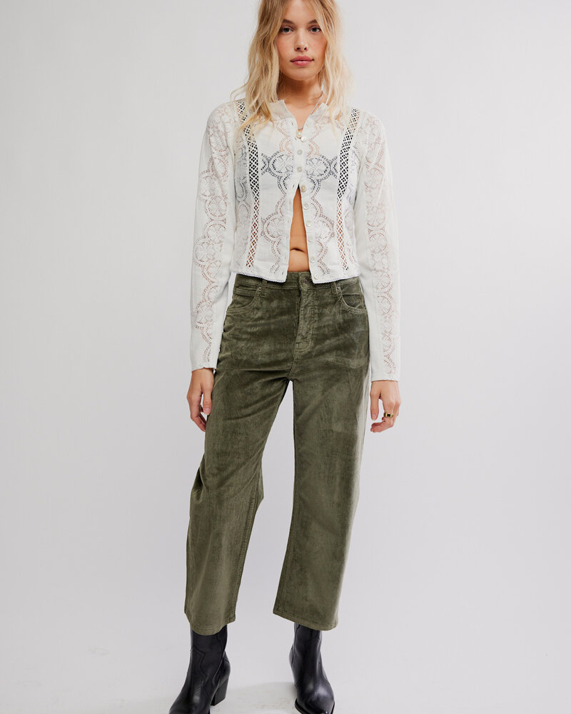 Free People Deep Trance Dropped Corduroy Jeans | Clover