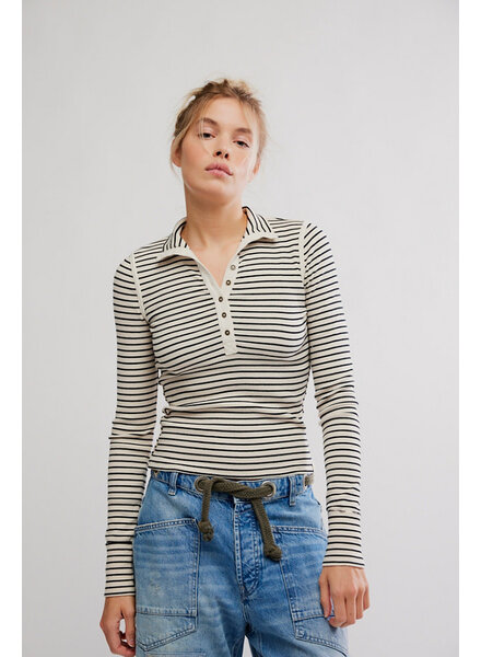 Free People Lake Stripe Henley | Tea