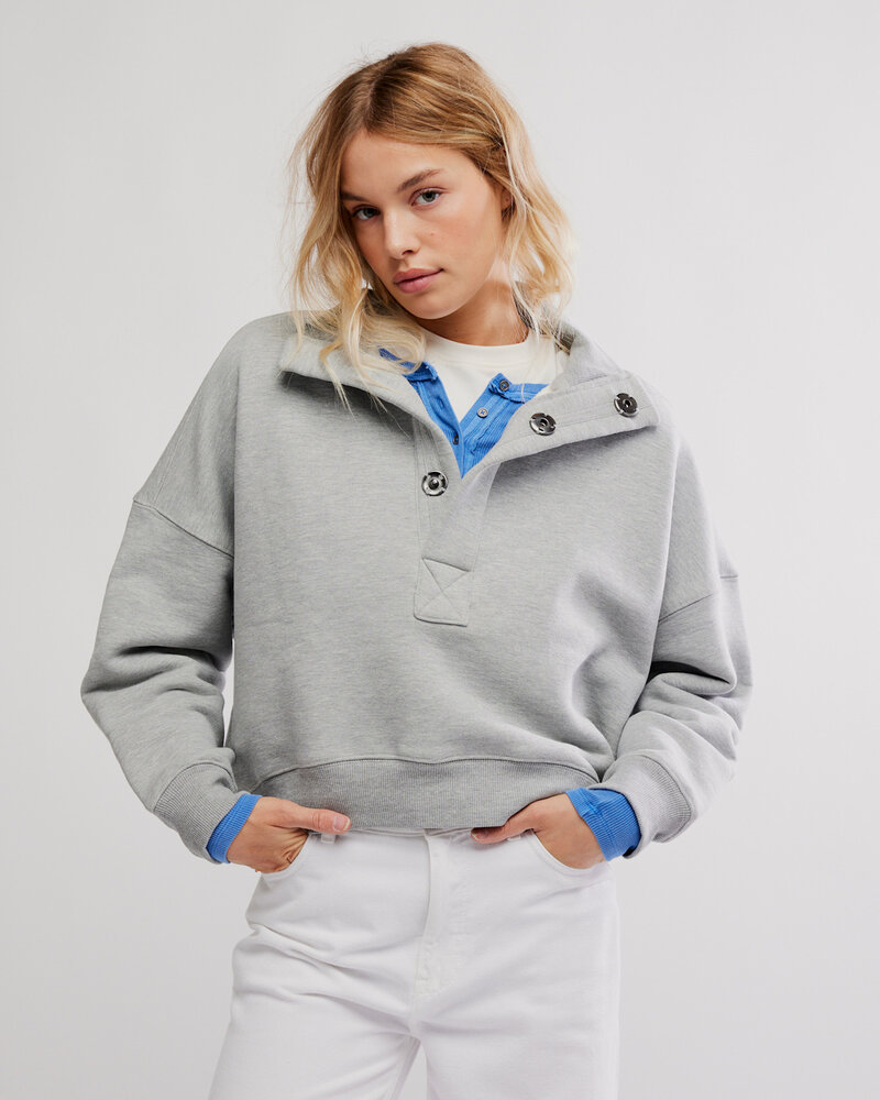 Free People Timeless Pullover | Heather Grey