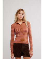 Free People Lake Stripe Henley | Cinnamon