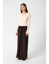 Shirley Wide Trousers | Chocolate