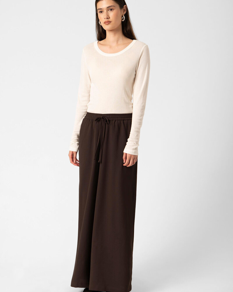 Shirley Wide Trousers | Chocolate