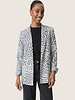 Shirley Printed  Fold-Up Blazer | Leopard