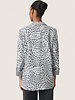 Shirley Printed  Fold-Up Blazer | Leopard