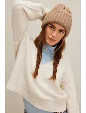 Free People Coastline Beanie | Fawn