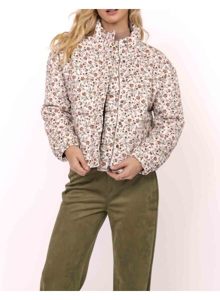 Just Looking Floral Cord Jacket