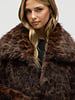 Charlotte Faux Fur Jacket | Leopard
