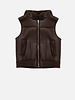 Brad Hooded Vest | Chocolate