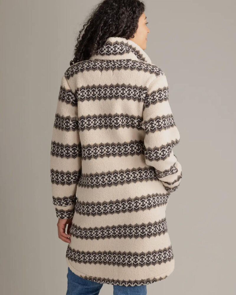 Nora Long Ultra Plush Sherpa Shacket | Birch