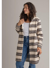 Nora Long Ultra Plush Sherpa Shacket | Birch