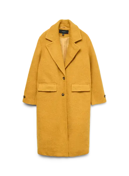 Vero Moda Manny Jolie Long Coat | Gold