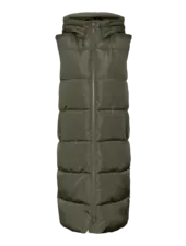 Vero Moda Ligaane Puffer Vest | Leaf