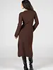 Sonya Sweater Cardi/Dress | Coffee