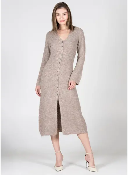 Sonya Sweater Cardi/Dress | Heather