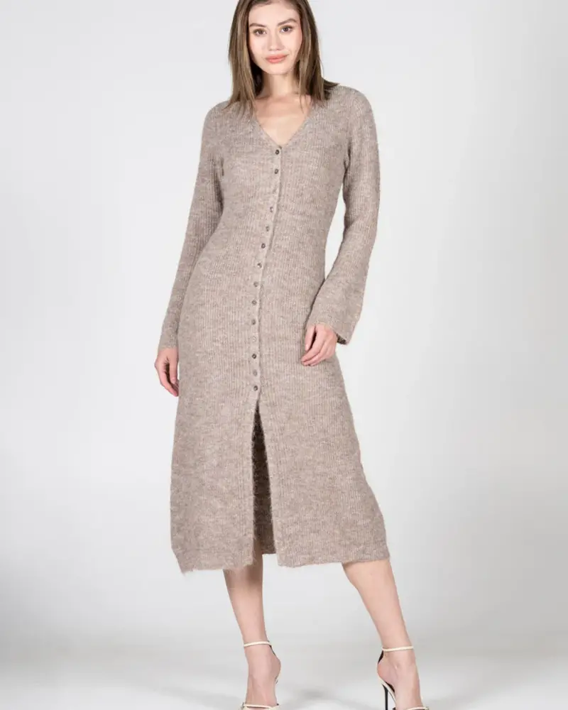 Sonya Sweater Cardi/Dress | Heather