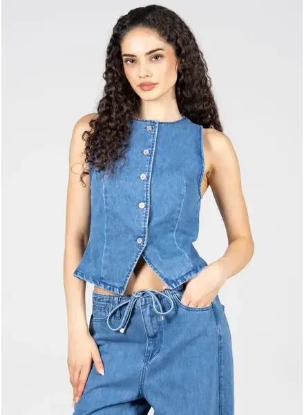 Darcie Denim Vest | Light