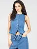 Darcie Denim Vest | Light