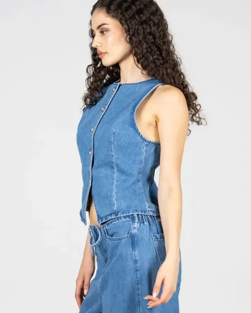 Darcie Denim Vest | Light