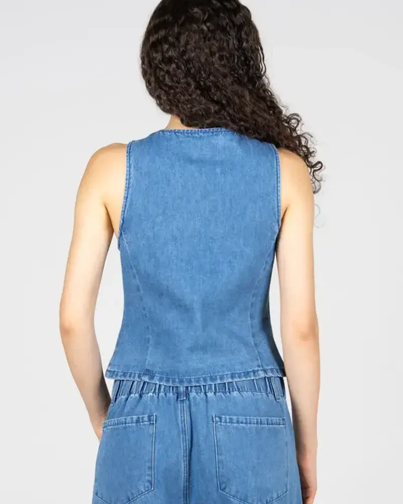 Darcie Denim Vest | Light