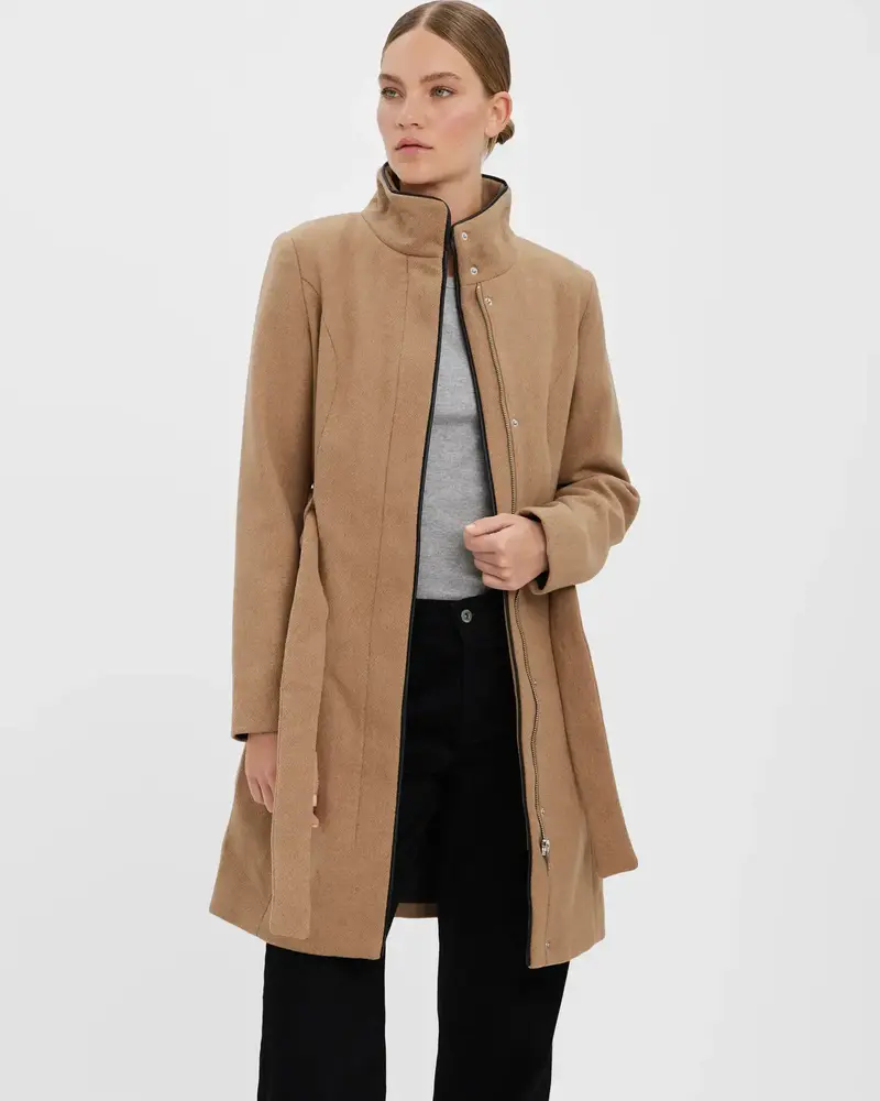 Vero Moda Classbessy Wool Jacket | Camel