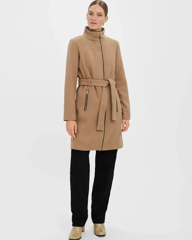Vero Moda Classbessy Wool Jacket | Camel