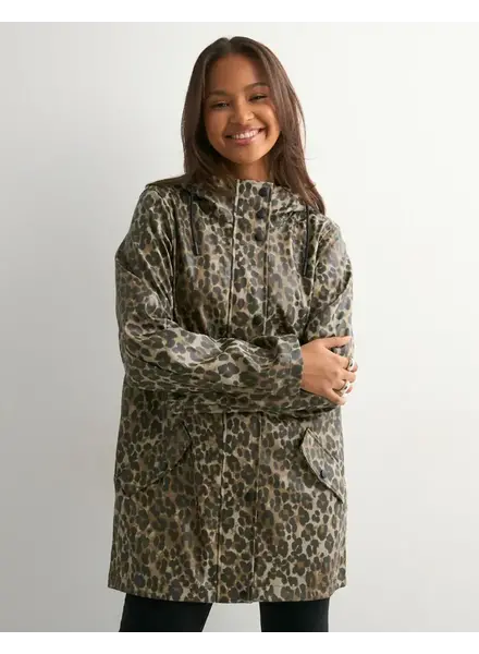 Vero Moda Malou Coated Jacket | Leopard
