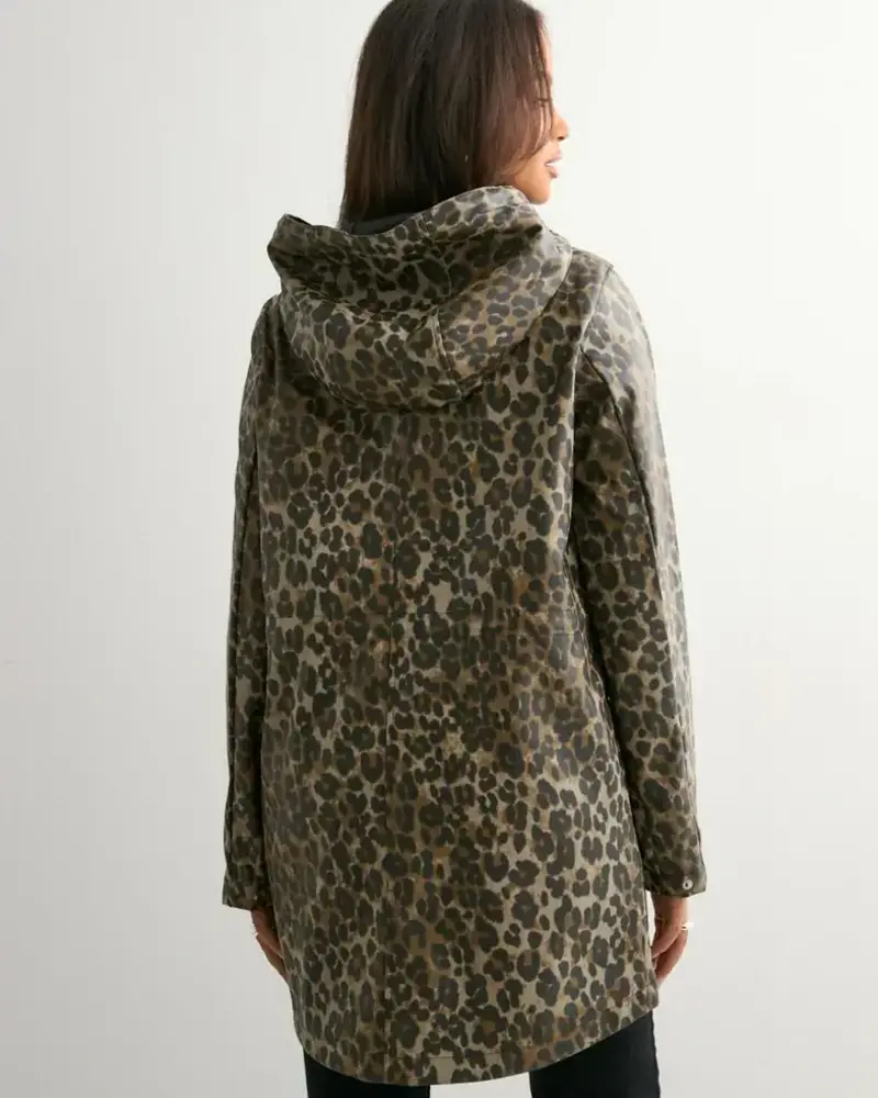 Vero Moda Malou Coated Jacket | Leopard