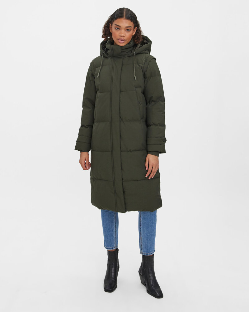 Vero Moda Margaret Long Coat | Peat