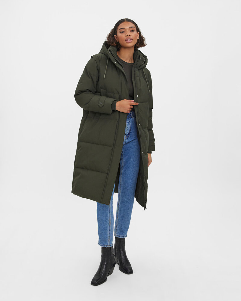 Vero Moda Margaret Long Coat | Peat