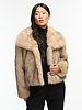 Charlotte Faux Fur Jacket | Neutral