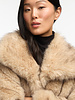 Charlotte Faux Fur Jacket | Neutral