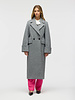 Lane Long Boucle Coat | Grey