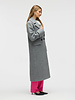 Lane Long Boucle Coat | Grey