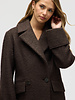 Lane Long Boucle Coat | Espesso