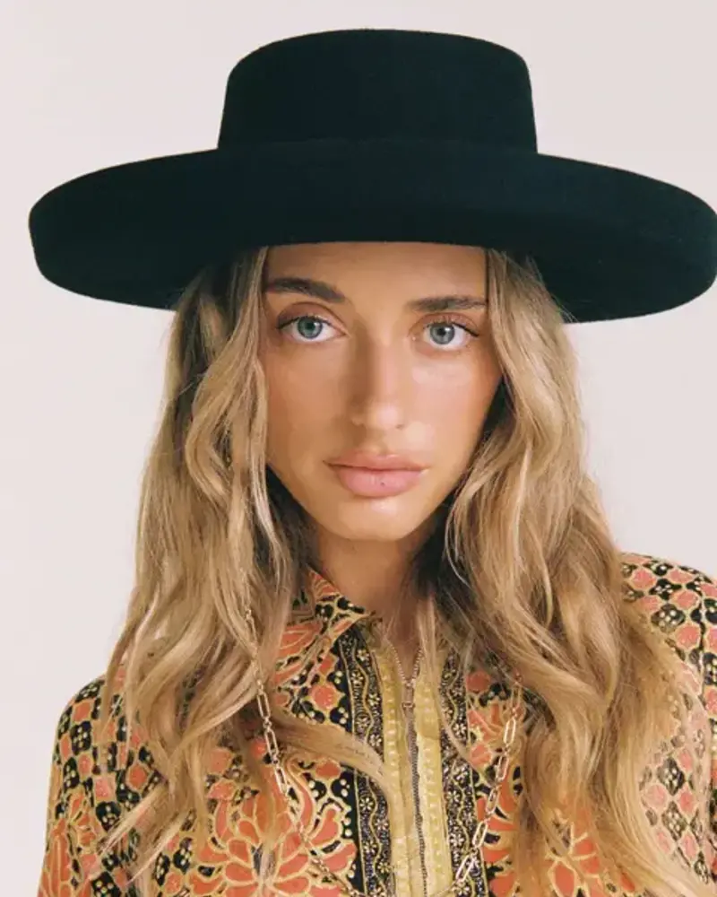 Lawson Boater | Black