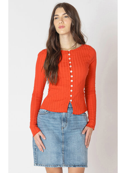 Gabrielle Cardigan | Candy Red