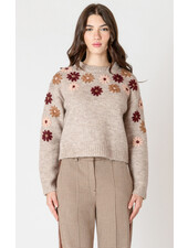 Floral Meadow Sweater