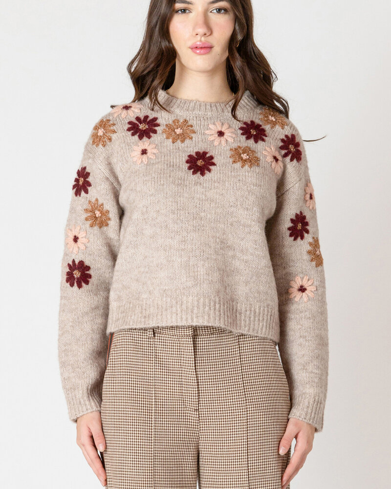 Floral Meadow Sweater