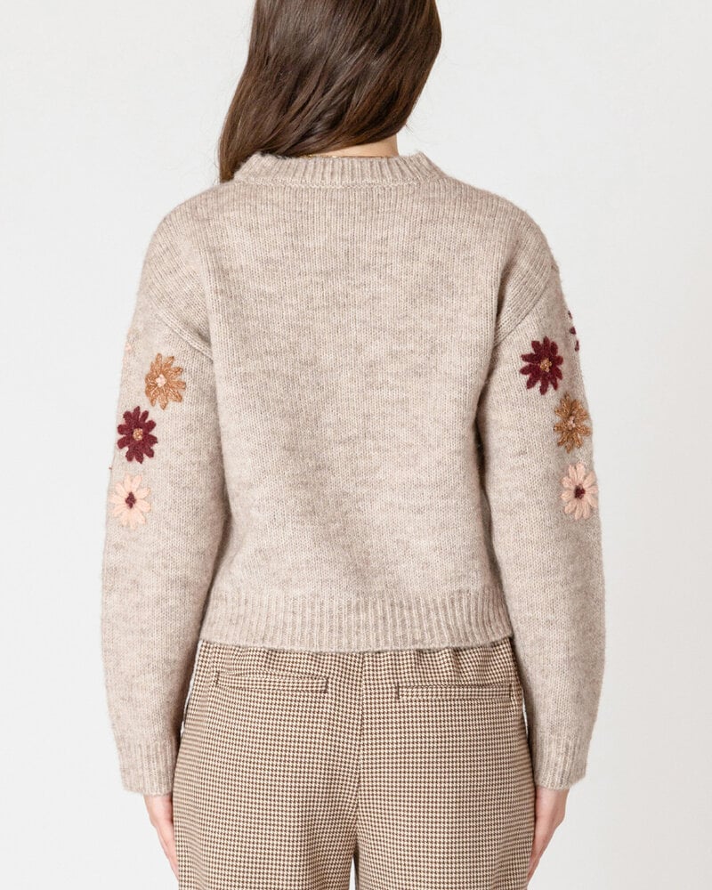 Floral Meadow Sweater