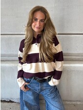 Vero Moda Saba Polo Pullover | Wine