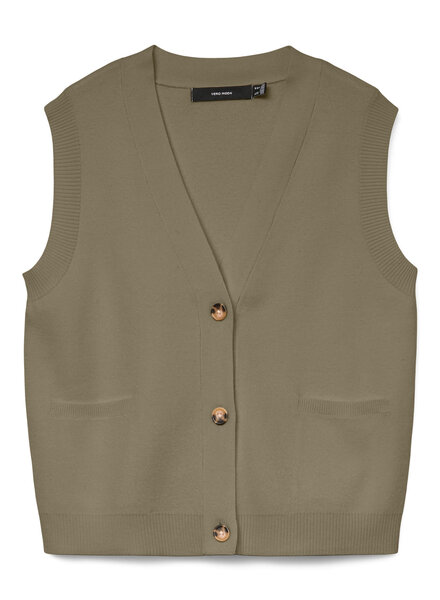 Vero Moda Saba Button Vest | Mermaid