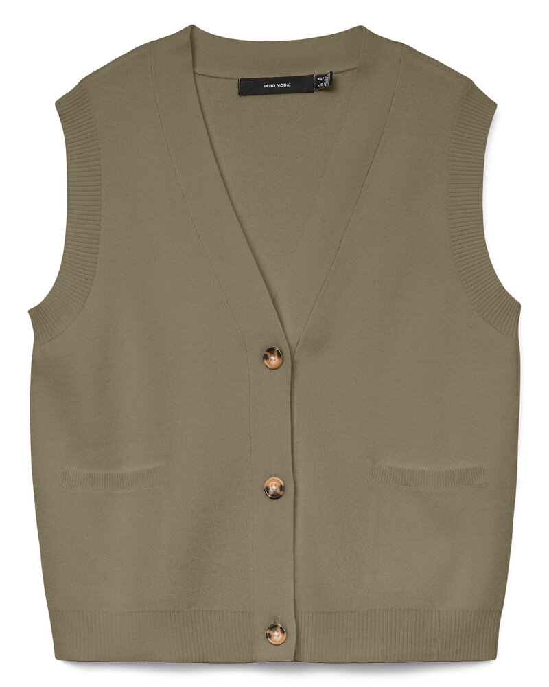 Vero Moda Saba Button Vest | Mermaid