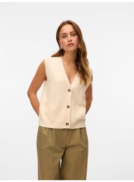 Vero Moda Saba Button Vest | Birch