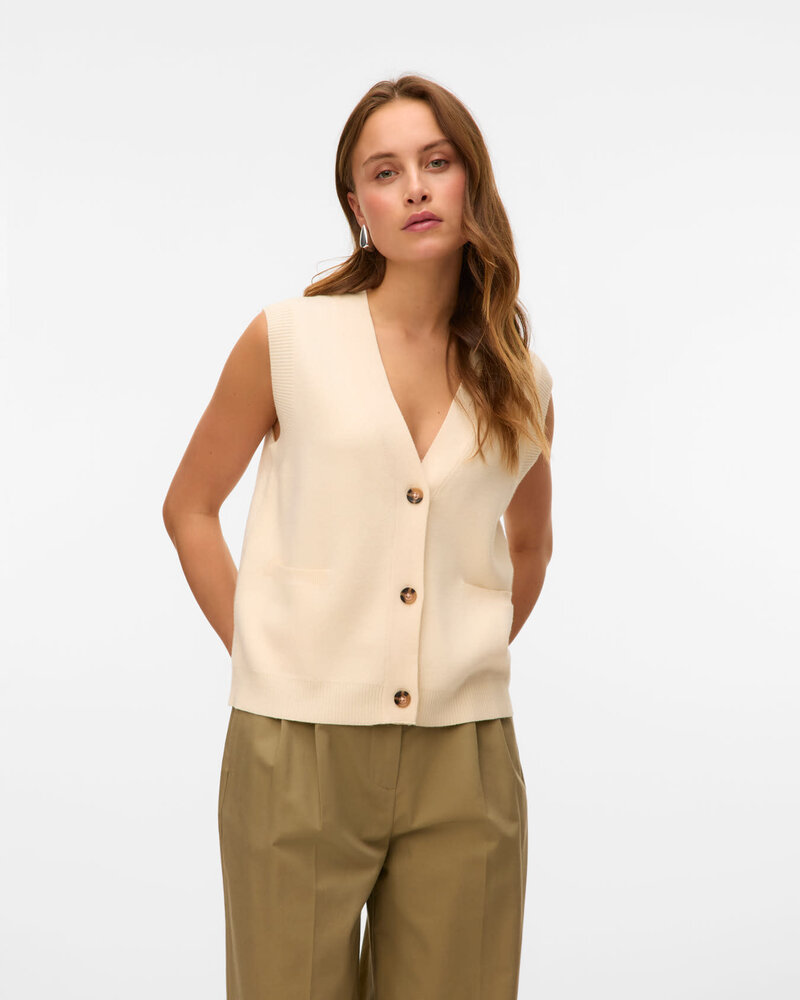 Vero Moda Saba Button Vest | Birch