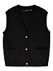 Vero Moda Saba Button Vest | Black